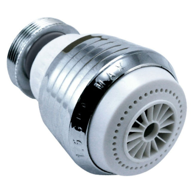 Chrome faucet aerator